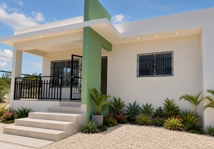 Vivienda unifamiliar de construcción tradicional
