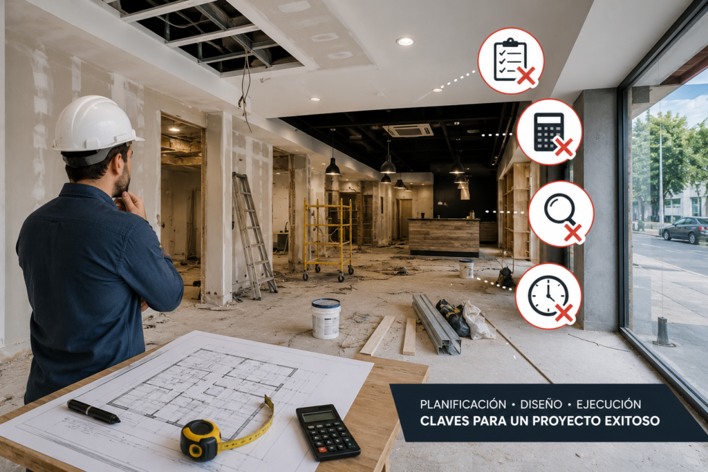 Errores comunes al remodelar un local comercial